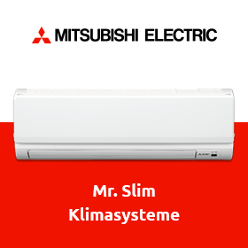 Mitsubishi-Electric Klimasysteme Mr-Slim (für Gewerbe und Industrie)