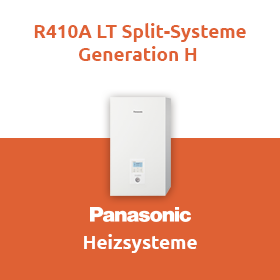 Panasonic AQUAREA Heizsysteme - R410A LT Split-Systeme Generation H