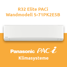 Panasonic Klimasysteme - R32 Elite PACi Wandmodell S-71PK2E5B