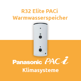 Panasonic Klimasysteme - R32 Elite PACi Warmwasserspeicher