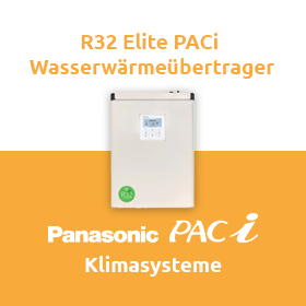 Panasonic Klimasysteme - R32 Elite PACi Wasserwärmeübertrager