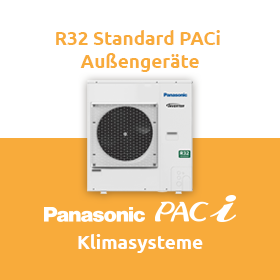 Panasonic Klimasysteme - R32 Standard PACi Außengeräte