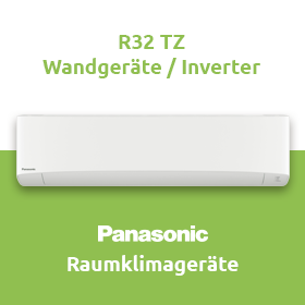 Panasonic Raumklimageräte R32 TZ Wandgeräte / Inverter