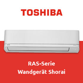 Toshiba RAS-Serie: Wandgerät Shorai