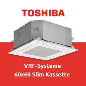 Toshiba VRF-Systeme: 60x60 Slim Kassette