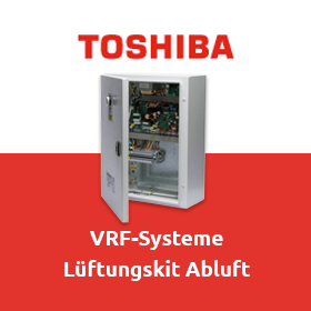 Toshiba VRF-Systeme: Lüftungskit Abluft