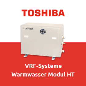 Toshiba VRF-Systeme: Warmwasser Modul HT