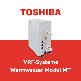 Toshiba VRF-Systeme: Warmwasser Modul MT